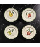 Williams Sonoma 4-Salad Plates HEIRLOOM TOMATOES Portugal Ceramic Desser... - £38.63 GBP