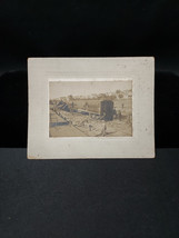 Rare Early 1900s Railroad Train Wreck Derailment Photo Card Original Pho... - £14.88 GBP