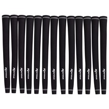 13 Piece Men&#39;s Jumbo Pro Velvet Karma Black Golf Grips (+1/16&quot; Larger Than Std) - £36.76 GBP