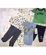 NEW Lot of 12 Carter’s Preemie Baby Basics Bodysuits, Pants, Sleep n Pla... - $950.15 MXN