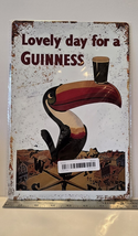 Lovely Day for a Guinness Beer Vintage Style Tin Metal Bar Sign Toucan I... - £16.00 GBP