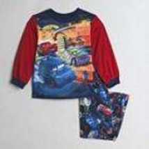 Boys Pajamas Disney Cars Flannel 2 Pc Winter Pajamas Set Toddler-size 12... - £7.12 GBP