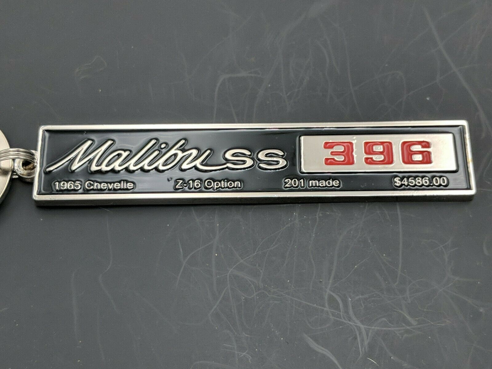 65 Malibu SS 396 Z16 option Unique Emblem Keychains (G10) - $14.99
