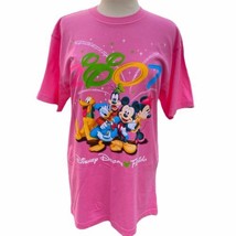 Walt Disney World S 2007 Mickey Mouse Dreams Florida Pink T-Shirt Goofy Pluto - $13.49