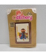Vintage Jiffy Stitchery Cross Stitch Kit #705 Prayin 5&quot; x 7&quot; Sealed 1990 - £9.61 GBP