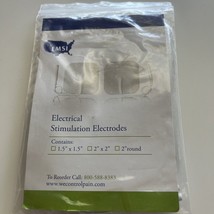 New 12 total EMSI 1.5&quot; x 1.5&quot; Electrical tens Stimulation Electrodes wit... - $9.46