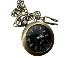 Vintage Pocket Watch with Roman Numerals - Elegant Retro Accessory - $32.51 CAD