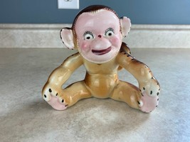 Napco Japan Vintage Ceramic Monkey Figure /Planter - £14.95 GBP