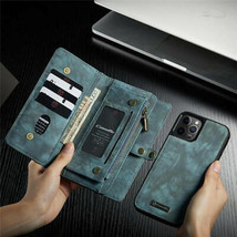 For I Phone 12 Pro Max/11/XR/7 8 Leather Wallet Flip Magnetic Back Cover Case - £59.74 GBP