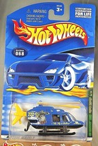 2001 Hot Wheels #68 Rod Squardron Series 4/4 PROPPER CHOPPER Blue w/Black Base - £6.46 GBP