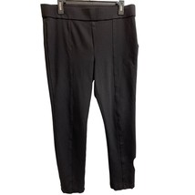 Anne Klein Women&#39;s Black Pull on Stretch Pants Size L SKU 1277 - $15.42