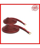 14 Gauge Copper Speaker Wire - Soldered with Gold Plated Banana Plugs - ... - $807.46 MXN