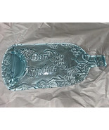 kiln fired serving tray glass glass bottle spoon rest bon appetit Green ... - $27.34 CAD