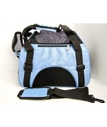 Small Dog / Cat Carrier Bag Outdoor Travel w/ Shoulder Strap - Light Blu... - £19.69 GBP