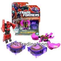 Year 2012 Transformers Fall of Cybertron Legends 3&quot; Figure Set FRENZY and RATBAT - £31.96 GBP