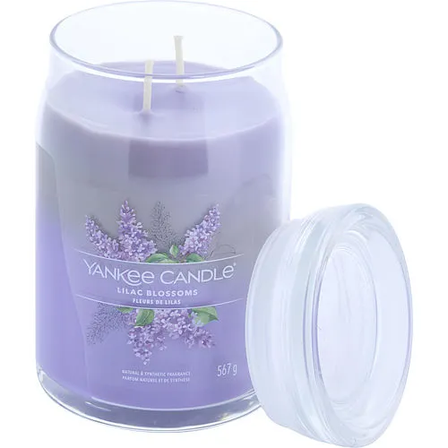 Yankee Candle Lilac Blossoms 22 oz Scent Glass Jar, floral - $46.32 CAD