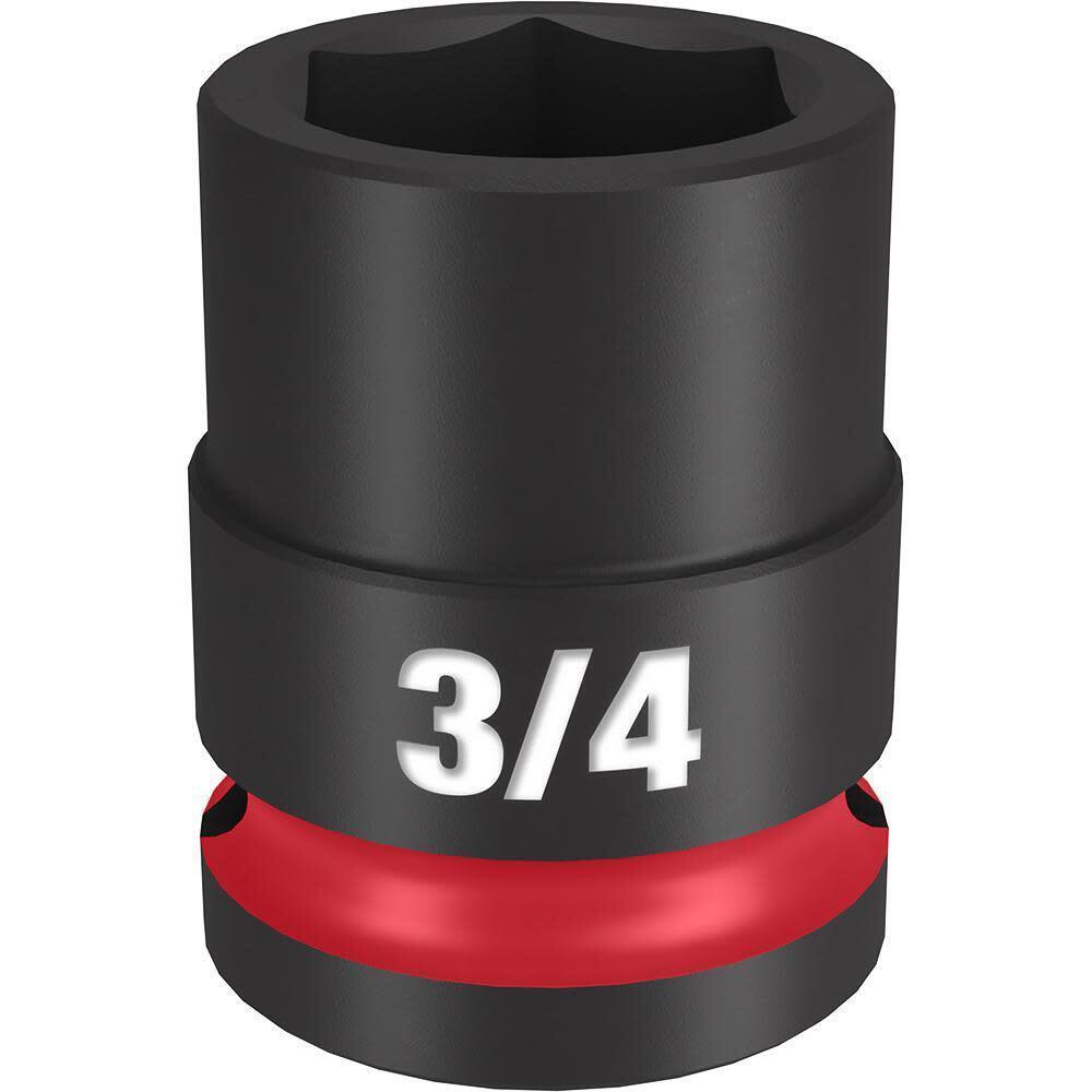 Milwaukee Impact Socket 1/2In Drive 3/4In Standard 6 Point - £21.96 GBP