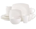 Gibson Soho Lounge Square Porcelain Chip and Scratch Resistant Dinnerwar... - $104.42