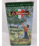 **Empty Tin** La Sorrentina Olive Pomace Oil Tin 5 7/8&quot; X 3 1/2&quot; X 10 1/4&quot; - $567.29 MXN