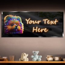 Personalized Rainbow Cute Dog Neon Sign 600mm X 250mm - £99.86 GBP+