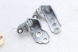 15-26 FORD MUSTANG LEFT DRIVER DOOR UPPER & LOWER HINGE SET PAIR WHITE YZ E6063 image 5