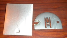 Singer 327 Throat Plate #179608 w/Screws &amp; Slide Plate #179521 w/Friction Spring - $20.00