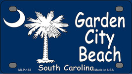 Garden City Beach South Carolina Novelty Mini Metal License Plate Tag - £11.93 GBP
