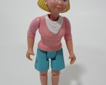 Fisher Price Loving Family Dream Dollhouse RV Mom blonde pink blue shorts - $10.39