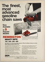 1977 Print Ad Remington Mighty-Mite Yard Master Chain Saws Desa Park Forest,IL - $17.08