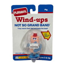 VINTAGE 1990 PLAYSKOOL WIND-UPS NOT SO GRAND BAND PIG XYLOPHONE NEW SEALED - $267.48 MXN