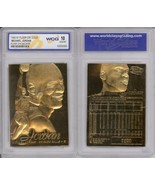 1996 Basketball MICHAEL JORDAN FLAIR SHOWCASE 23K GOLD Insert CARD Grade... - £10.57 GBP
