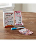 Multiplication Flash Cards Set with Dry Eraser - Ideal for Kids&#39; Math Sk... - $10.61 CAD