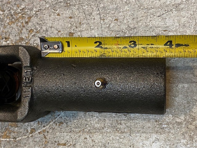Steering Shaft Joint Yoke Assembly 0302-AC | 11E5 | 8" Long 25mm Bore Item image 9