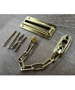 Brass Door Chain Door Lock Steel Construction Chain Door Guard Security ... - £7.62 GBP