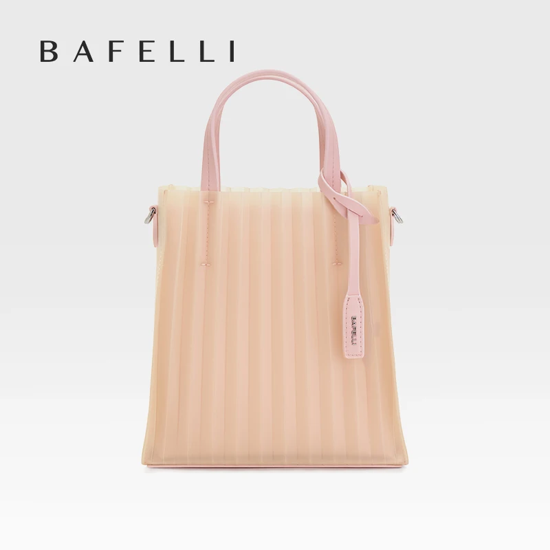 Bafelli New Women&#39;s Handbags Trending Style Fashion Transpatent Tpu Jelly Design - £130.63 GBP