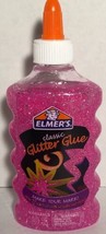 Elmer&#39;s Classic Glitter Glue 6 Oz- Pink Great For Slime - £11.41 GBP