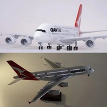 1/160 Scale 50.5CM Airplane A380 QANTAS Airliner Plane Model - £69.33 GBP+