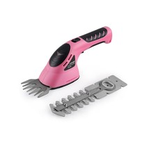 2-In-1 Electric Hand Held Grass Shear Pink Hedge Trimmer Shrubbery Clipper Cordl - £44.28 GBP