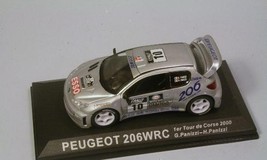Miniature collectible Peugeot 206 WRC Tour de Corse 2000 1:43 - £31.60 GBP