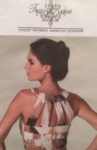 Vogue American Designer Tracy Reese Fitted Bra Top Dress Size 6-14 Patte... - $12.00