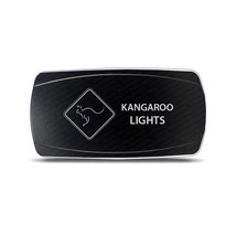 CH4x4 Rocker Switch Kangaroo Lights Symbol - Horizontal  - Amber LED - £13.29 GBP