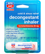 Rite Aid Nasal Decongestant Inhaler - 0.007 Oz | Nasal Congestion Relief... - $10.00