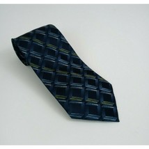 Pierre Cardin Blue &amp; Green Tie With 3D Squares Design - £11.43 GBP
