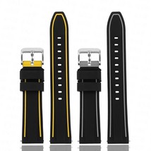 22mm Silicone Rubber Strap for Blancpain X Swatch/Fifty Fathoms Watch - £15.27 GBP