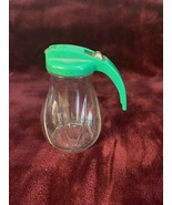 Vintage Federal Tool Corp Syrup Dispenser  Green Plastic Hazel Atlas #51... - $14.85