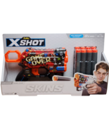 Dart Blaster X-Shot &quot;Game Over&quot; Menace Skins Flux by ZURU Gaming, Foam 8... - $6.82 CAD