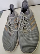 Adidas Womens Cloudfoam QT Flex DA9835 Gray Running Shoes Sneakers Size 8.5 - $39.19