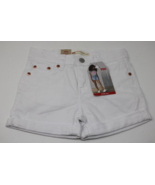 Levi&#39;s Girlfriend Shorty Short Women&#39;s Denim Shorts WHITE Size 8 Regular... - $24.26