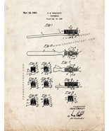 Toothbrush Patent Print - Old Look - $9.95+
