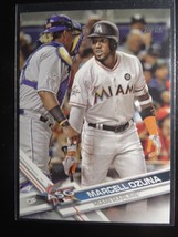 2017 Topps Update #US-232 Marcell Ozuna Marlins SP Photo Variation Baseball Card - £0.79 GBP